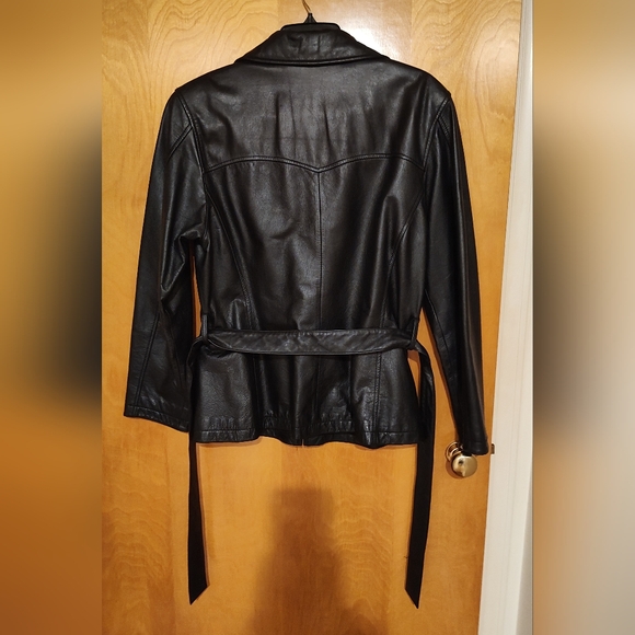Wilson Belted Leather Jacket - Picture 5 of 11
